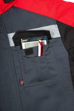 Костюм зимний Вектрон-2 СОП (тк.Смесовая,240) п/к, черный/красный/серый — изображение 15