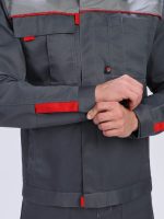 Костюм Флофт-2 СОП (тк.Смесовая,210) п/к, т.серый/серый — изображение 7