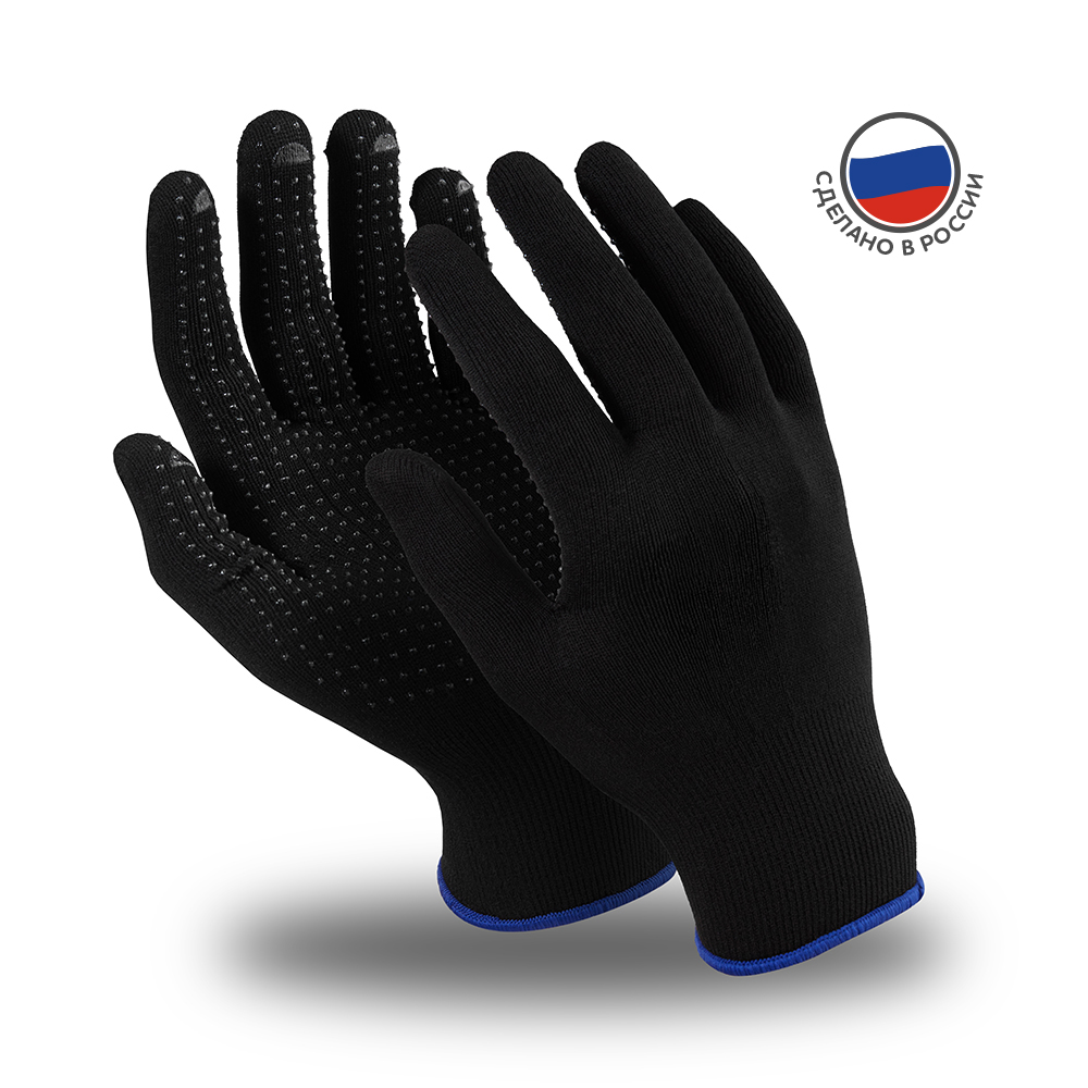 ac70d60d_57a2_11e5_ac96_00155d428d08_d2a0393d_bfef_11e9_8100_005056912b25 Перчатки Manipula Specialist® Микрон Блэк ПВХ (нейлон+ПВХ), MG-112 — изображение 1