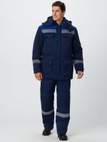 Костюм зимний Нейч-2 СОП (тк.Смесовая,210) п/к, т.синий/васильковый — изображение 5