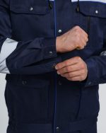 Костюм Нейч-2 СОП с капюшоном (тк.Смесовая,210) п/к, т.синий/васильковый — изображение 3