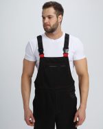 Костюм Нейч-2 СОП с капюшоном (тк.Смесовая,210) п/к, черный/красный — изображение 5