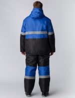 Костюм зимний Мегрес-2 СОП (тк.OxLine,90) п/к, васильковый/черный — изображение 21