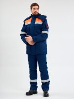 Костюм зимний Энергия-Г (91,4 кал.), т.синий/оранжевый — изображение 16