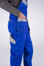 Костюм Союз-Профессионал-2 (тк.Балтекс,240) п/к, васильковый/св.серый/оранжевый — изображение 6