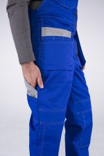 Костюм Союз-Профессионал-2 (тк.Балтекс,240) п/к, васильковый/св.серый/оранжевый — изображение 5
