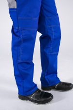 Костюм Союз-Профессионал-2 (тк.Балтекс,240) п/к, васильковый/св.серый/оранжевый — изображение 4