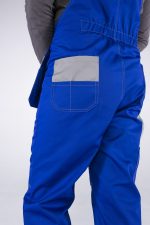 Костюм Союз-Профессионал-2 (тк.Балтекс,240) п/к, васильковый/св.серый/оранжевый — изображение 3