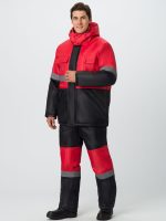 Костюм зимний Мегрес-2 СОП (тк.OxLine,90) п/к, красный/черный — изображение 6