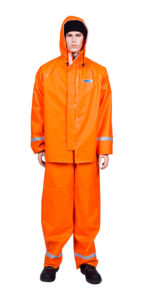 Костюм рыбака Fisherman`s WPL (500 гр/м2) оранжевый (ЧЗ) — изображение 2