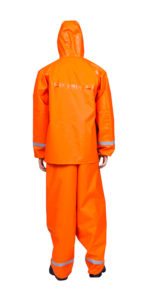 Костюм рыбака Fisherman`s WPL (500 гр/м2) оранжевый (ЧЗ) — изображение 3