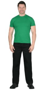 Футболка зелёная (яркая) 160г/м2 (ЧЗ)