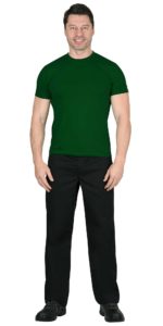 Футболка тёмно-зелёная 160г/м2