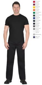 Футболка чёрная 160г/м2 — изображение 2