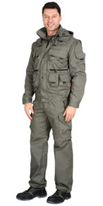 Костюм ТИГР куртка, брюки (тк. Rodos 245) Оливковый