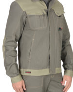 Костюм ВЕСТ-ВОРК куртка кор., п/к т.оливковый со св.оливковым пл. 275 г/кв.м — изображение 9