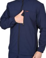 Куртка АЗОВ синий софтшелл пл 350 г/кв.м — изображение 4