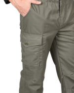 Брюки ТАКТИК олива, тк. механический стрейч с ВО — изображение 4