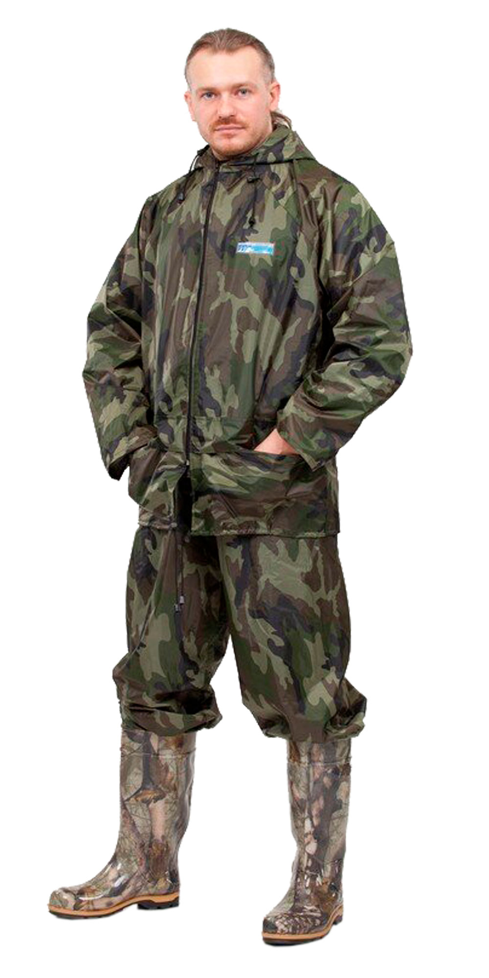 127218.jpg Костюм влагозащитный Hunter WPL (225 гр./м2) КМФ (ЧЗ) — изображение 1