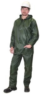 Костюм влагозащитный Стандарт (210 гр/м2) зеленый (ЧЗ)