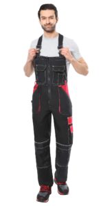 Костюм АГАТ куртка, п/к черный с красным пл. 260 г/кв.м. ВО отделка — изображение 4