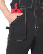 Костюм АГАТ куртка, п/к черный с красным пл. 260 г/кв.м. ВО отделка — изображение 6