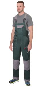 Костюм ВЕСТ-ВОРК куртка, п/к зеленый со ср.серым — изображение 4