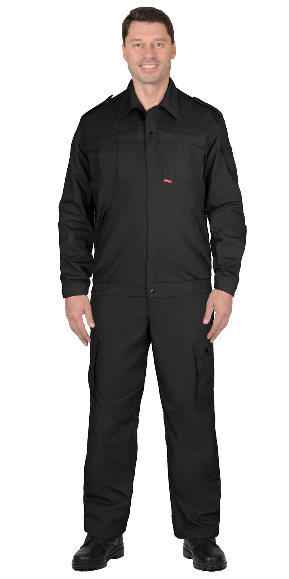 157835.jpg Костюм ТАЙФУН куртка, брюки, черный — изображение 1